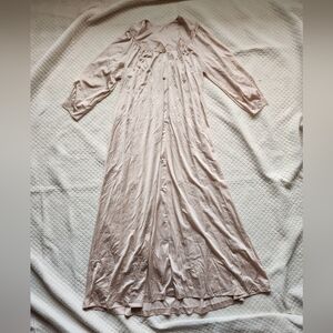 Peignoir Floor Length Champagne Robe